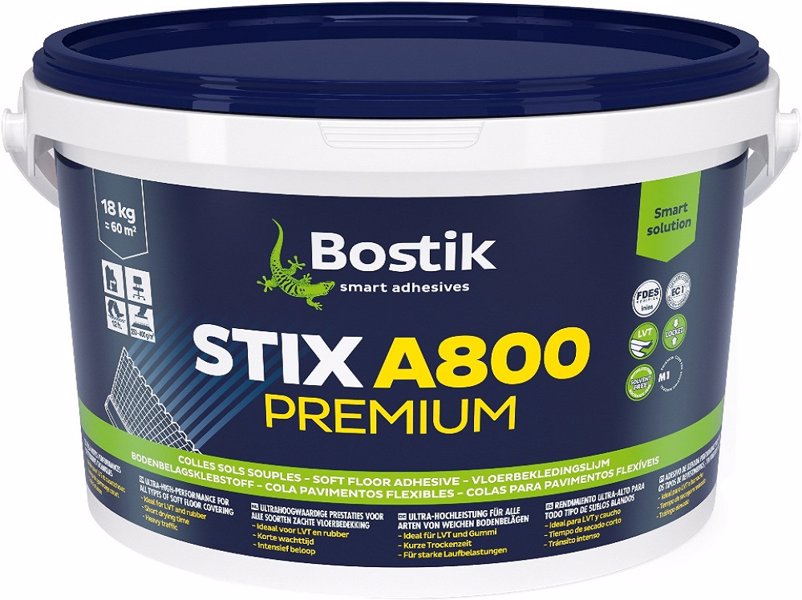 STIX A800 PREMIUM - klej do LVT i wykładzin obiektowych od Bostik